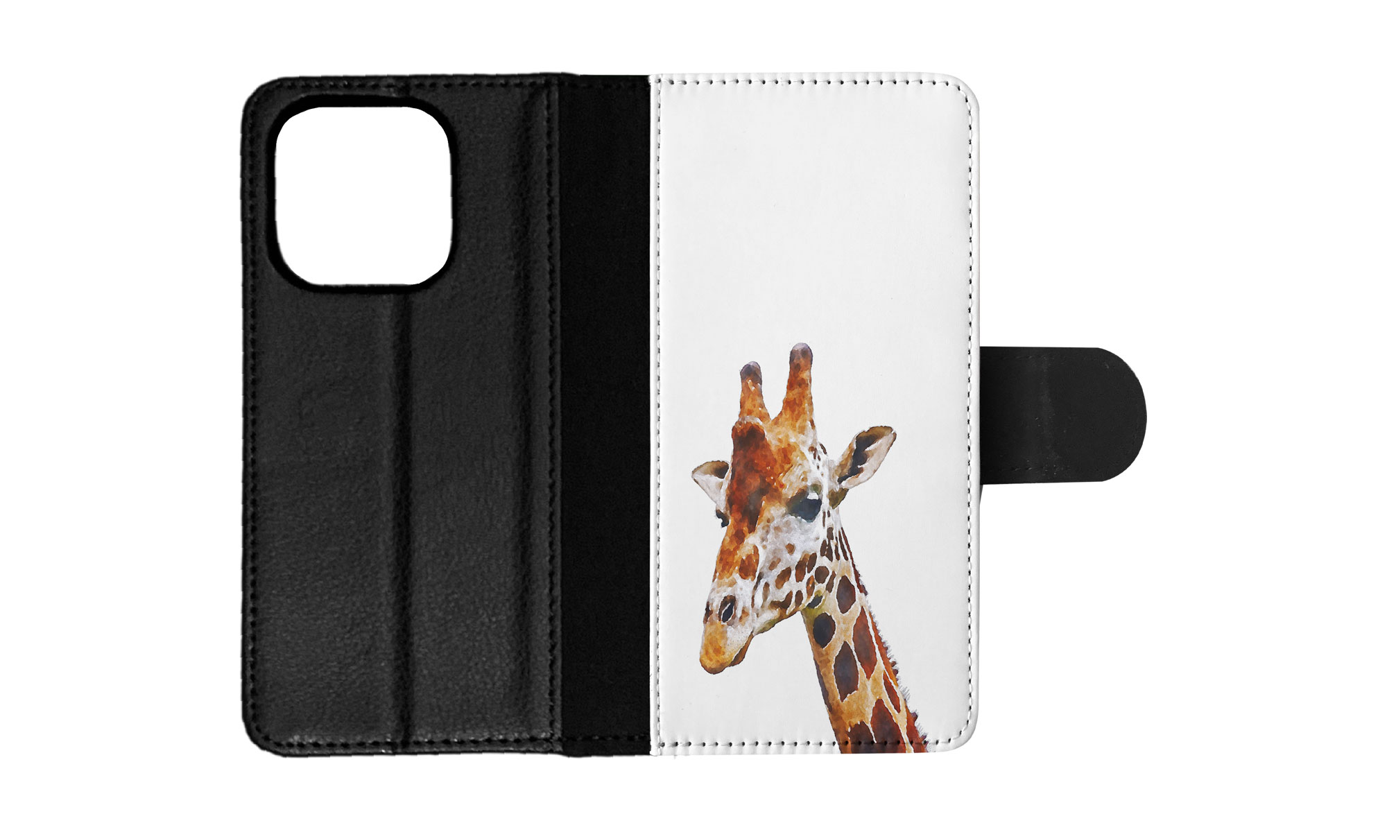 FLIP CASE FOR APPLE IPHONE|WATERCOLOR GIRAFFE 2 - Picture 54 of 193