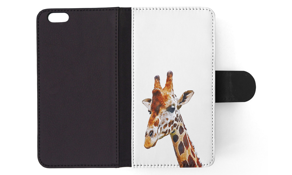 FLIP CASE FOR APPLE IPHONE|WATERCOLOR GIRAFFE 2 - Picture 152 of 193