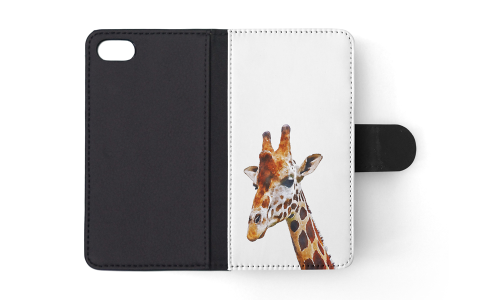 FLIP CASE FOR APPLE IPHONE|WATERCOLOR GIRAFFE 2 - Picture 137 of 193