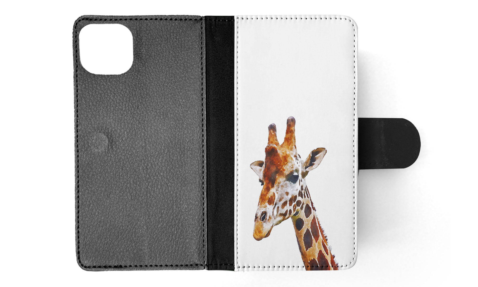 FLIP CASE FOR APPLE IPHONE|WATERCOLOR GIRAFFE 2 - Picture 39 of 193