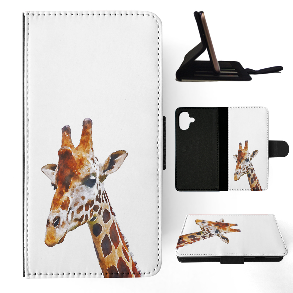 FLIP CASE FOR APPLE IPHONE|WATERCOLOR GIRAFFE 2 - Picture 16 of 193