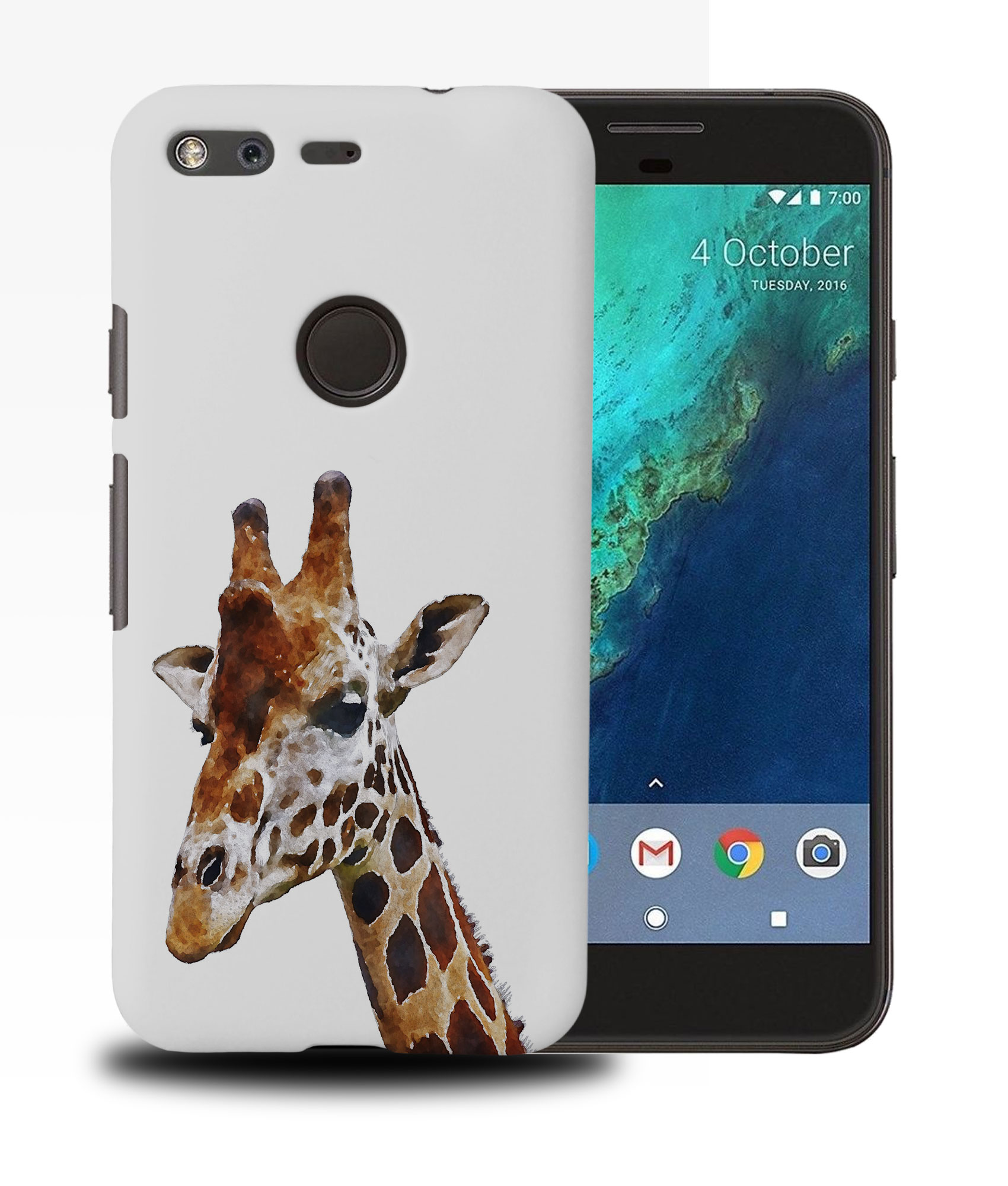 CASE COVER FOR GOOGLE PIXEL|WATERCOLOR GIRAFFE 2 - 第 11/11 張圖片