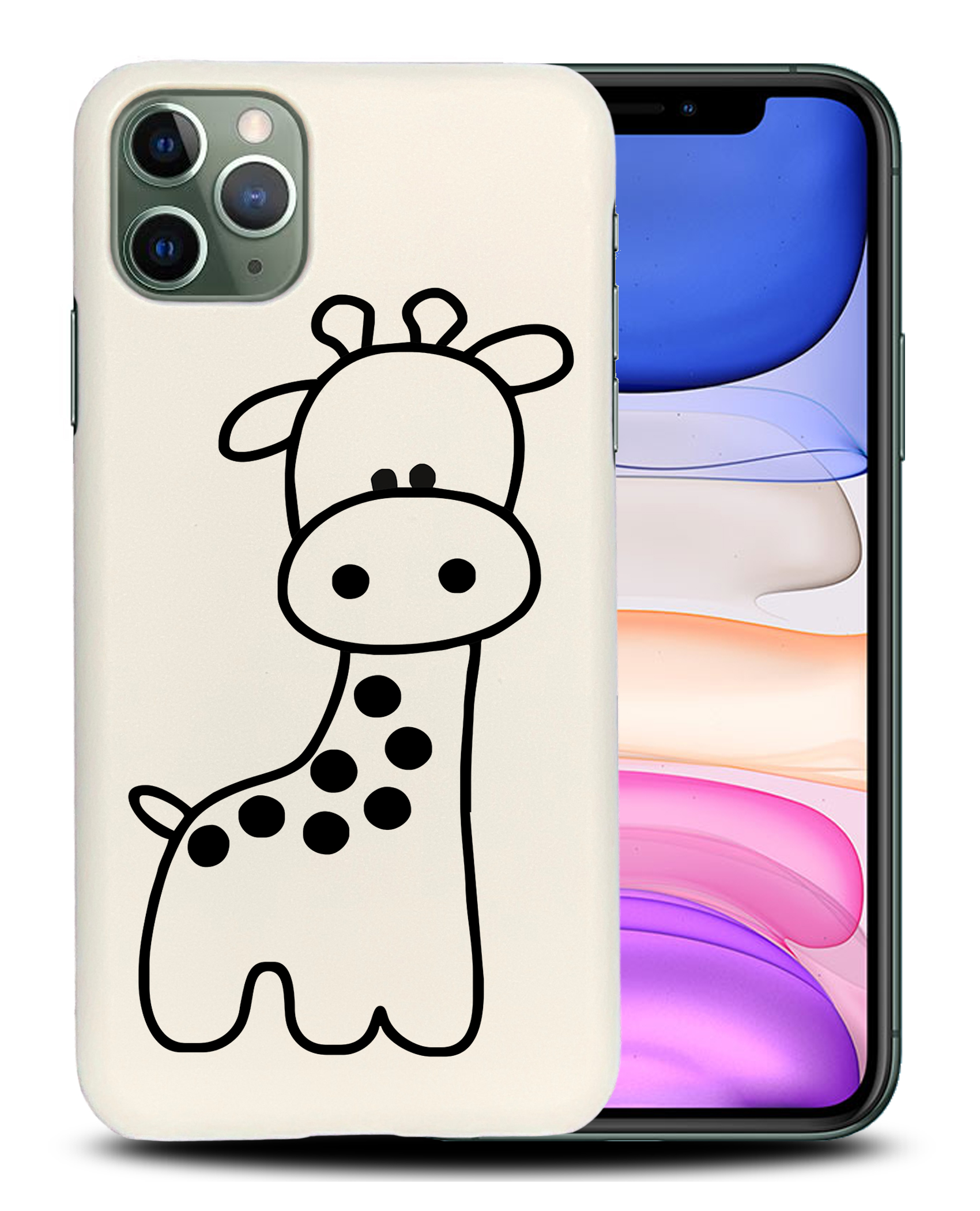 CASE COVER FOR APPLE IPHONE|CUTE GIRAFFE 2 - Picture 22 of 44