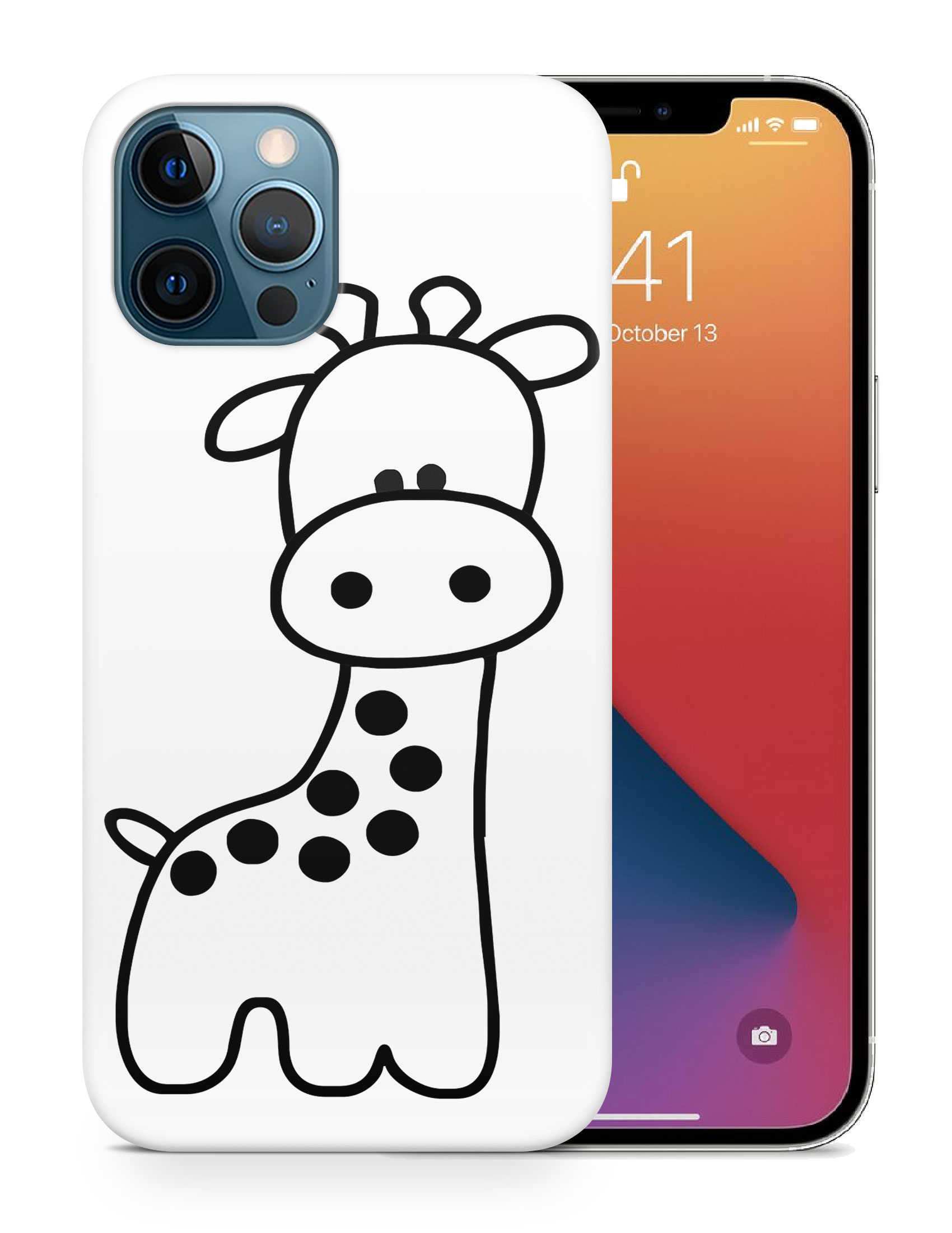 CASE COVER FOR APPLE IPHONE|CUTE GIRAFFE 2 - Picture 19 of 44