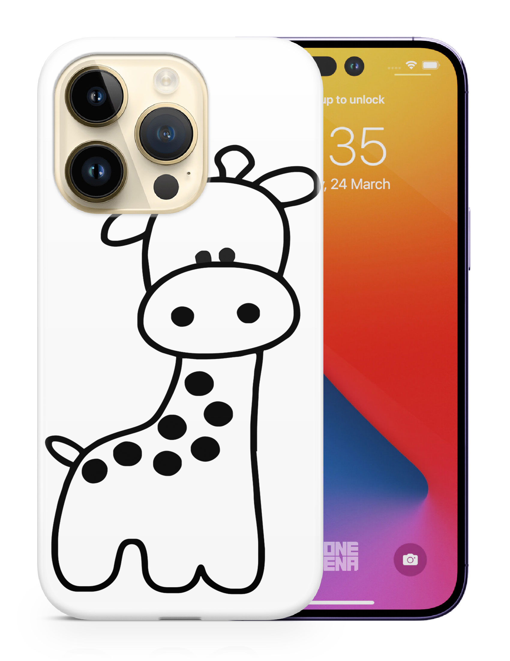 CASE COVER FOR APPLE IPHONE|CUTE GIRAFFE 2 - Picture 10 of 44
