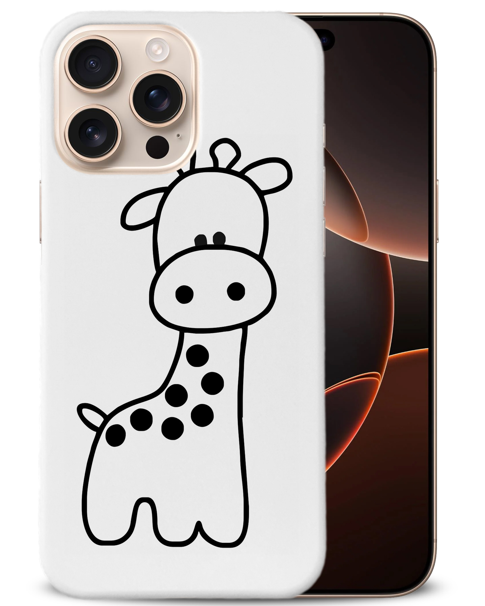 CASE COVER FOR APPLE IPHONE|CUTE GIRAFFE 2 - Picture 2 of 44