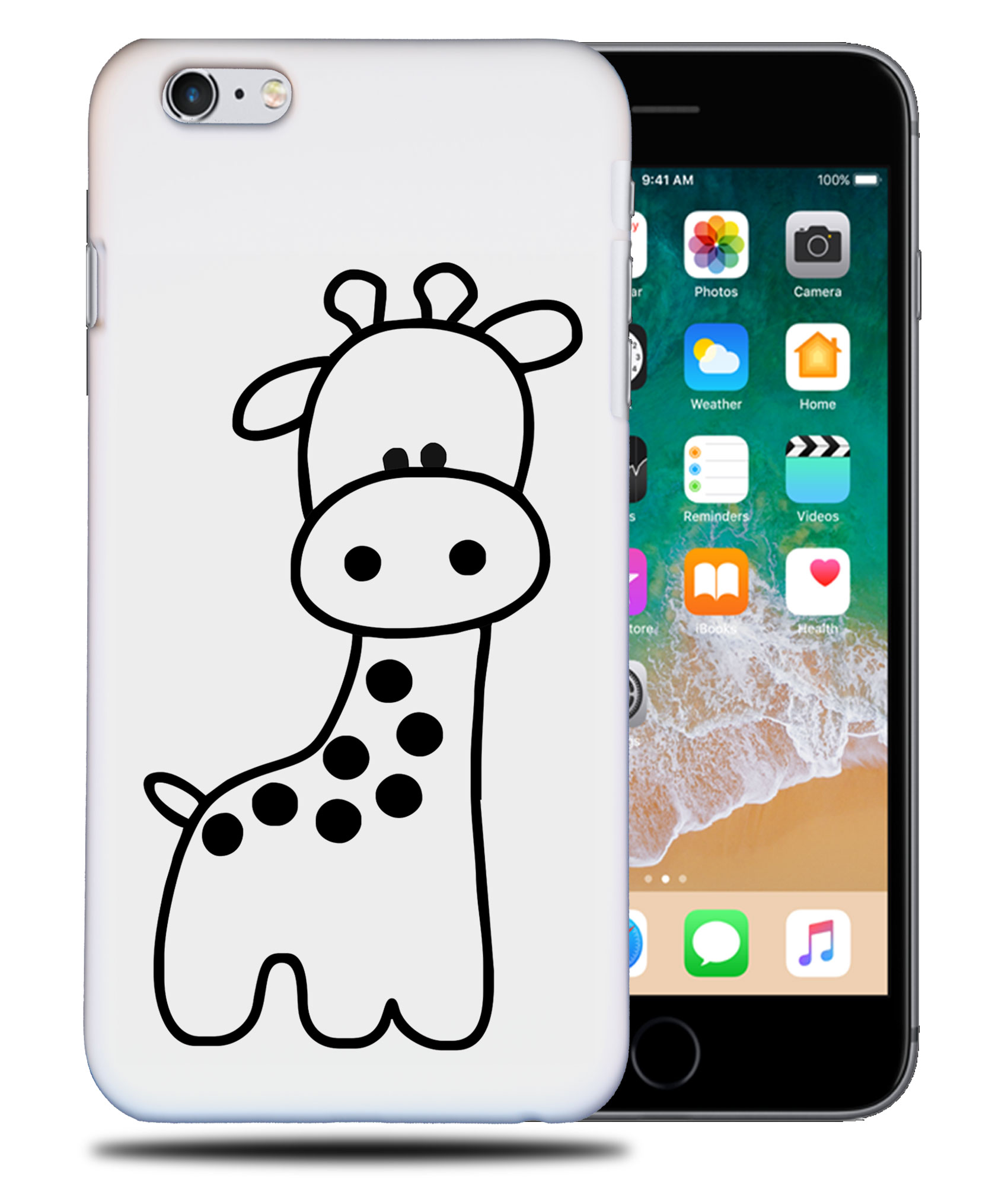 CASE COVER FOR APPLE IPHONE|CUTE GIRAFFE 2 - Picture 33 of 44