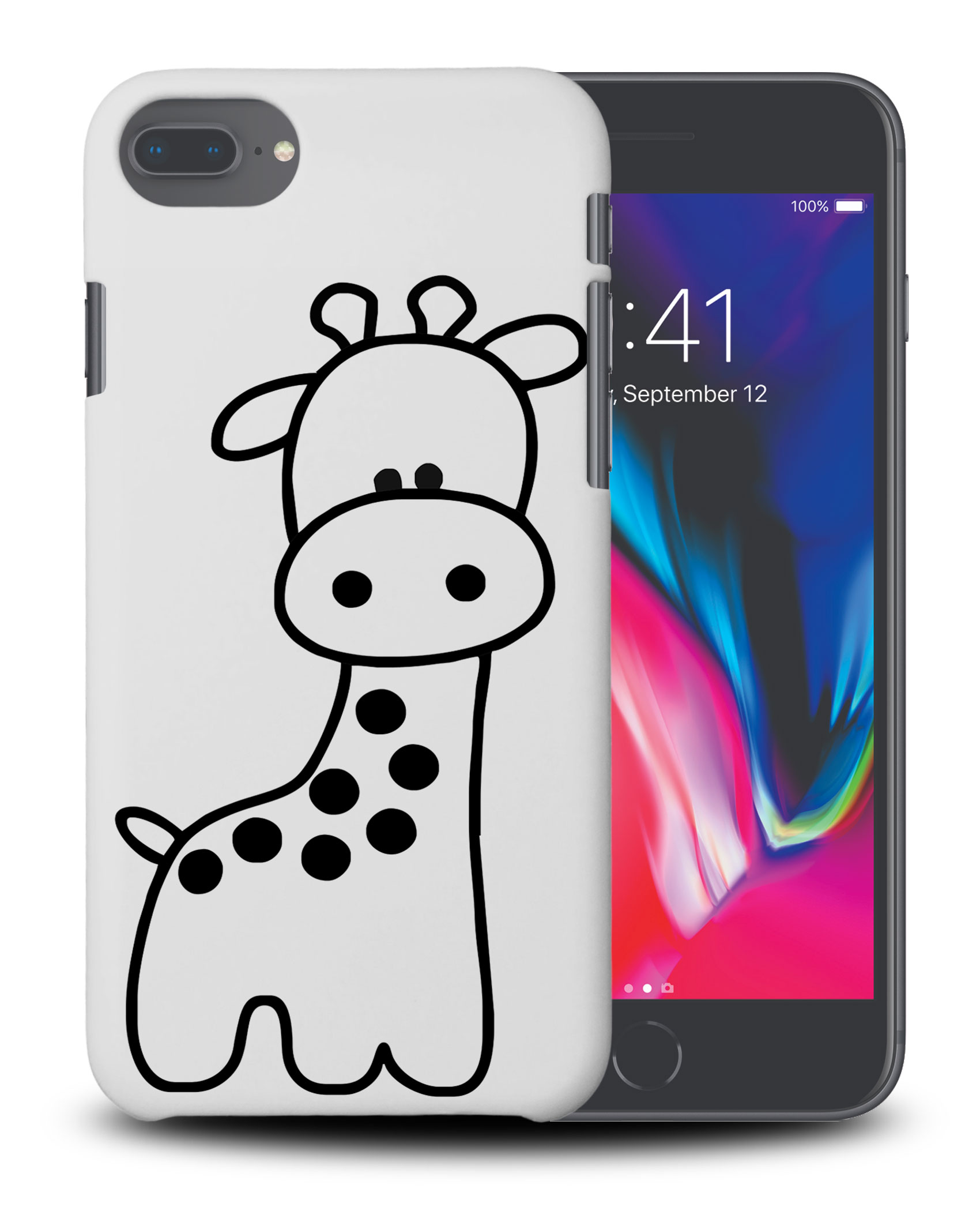 CASE COVER FOR APPLE IPHONE|CUTE GIRAFFE 2 - Picture 30 of 44