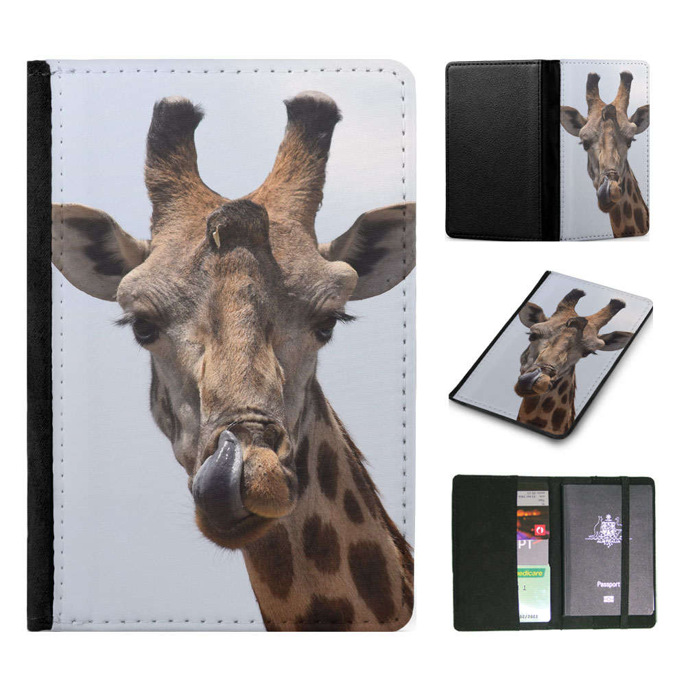 PASSPORT ITINERARY ORGANIZER|GIRAFFE STARING