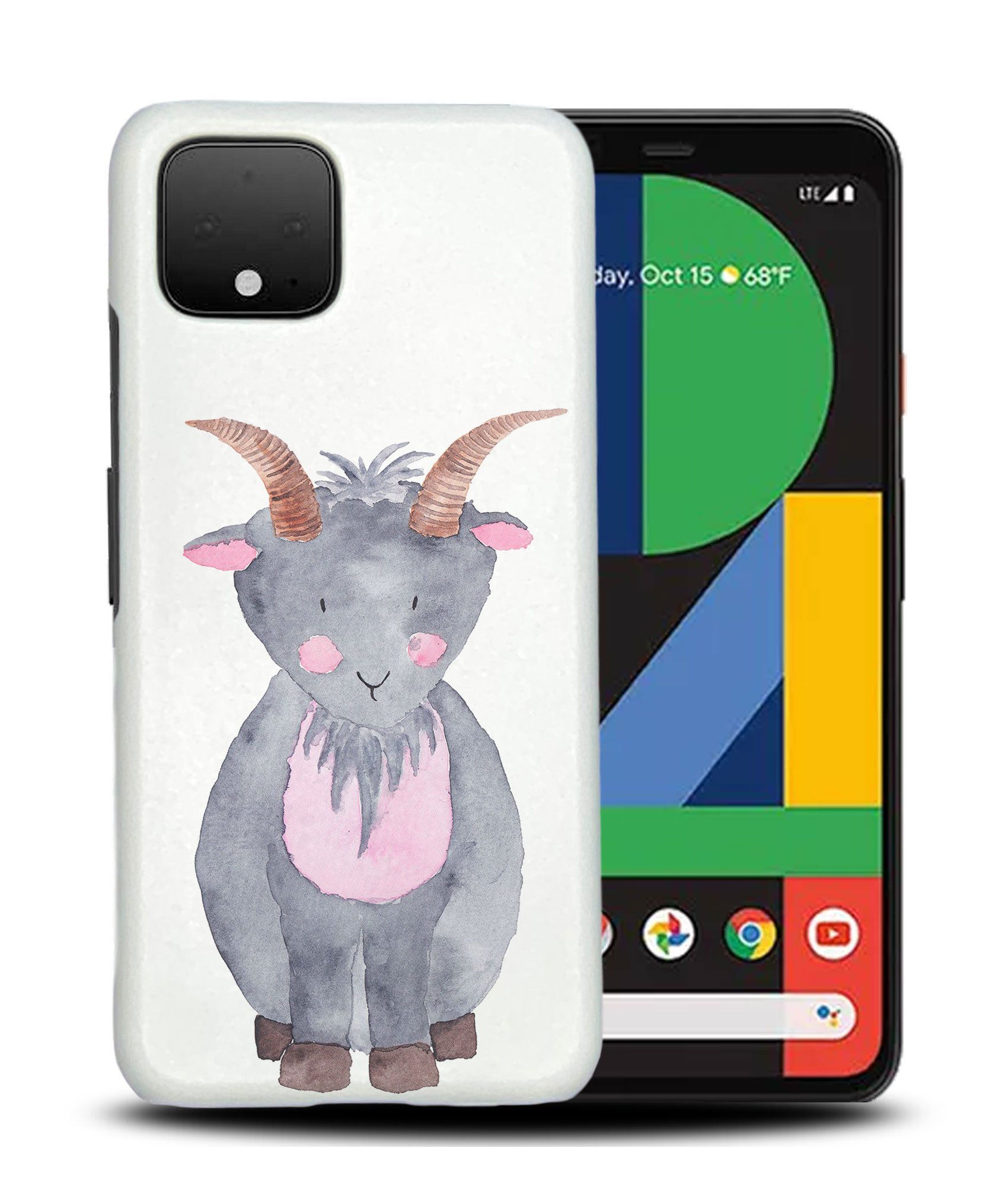 CASE COVER FOR GOOGLE PIXEL|WATERCOLOR GOAT - Imagen 5 de 11
