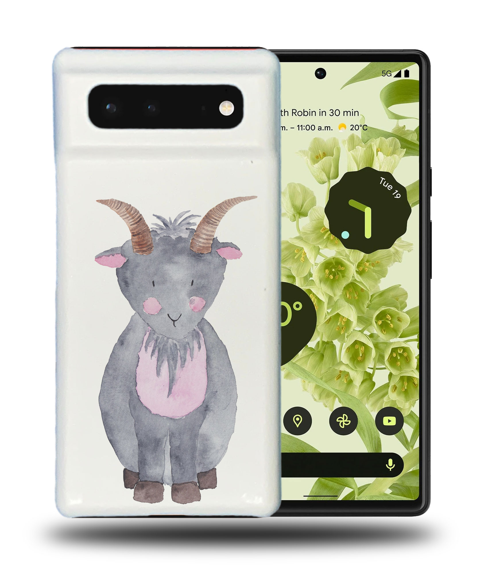 CASE COVER FOR GOOGLE PIXEL|WATERCOLOR GOAT - Imagen 3 de 11