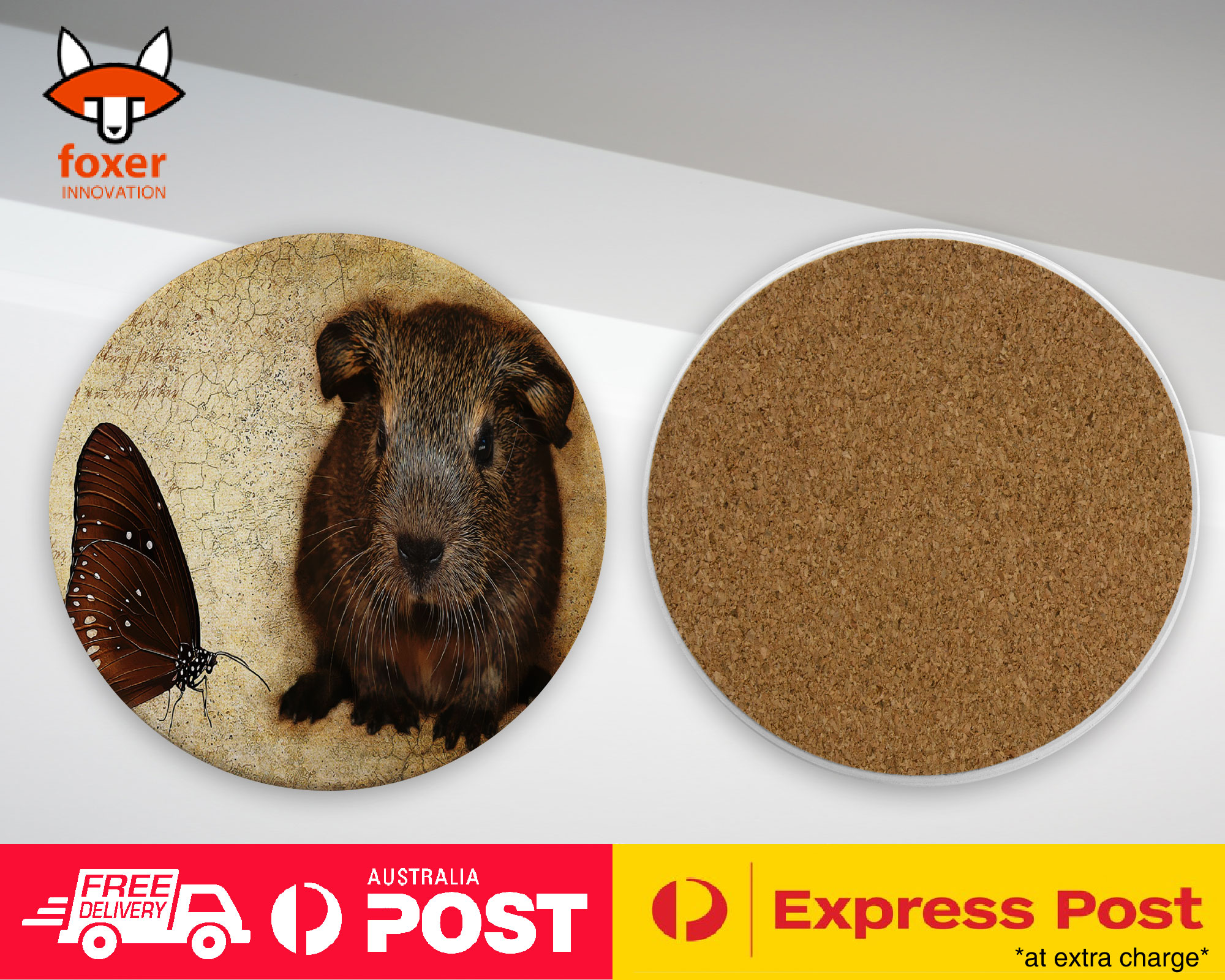 COASTER COFFEE DRINKING MAT|GUINEA PIGS 3