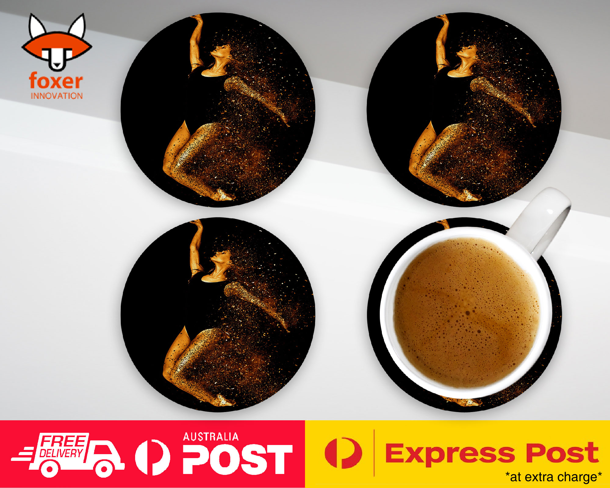 COASTER COFFEE DRINKING MAT|GYMNASTIC DANCER 3