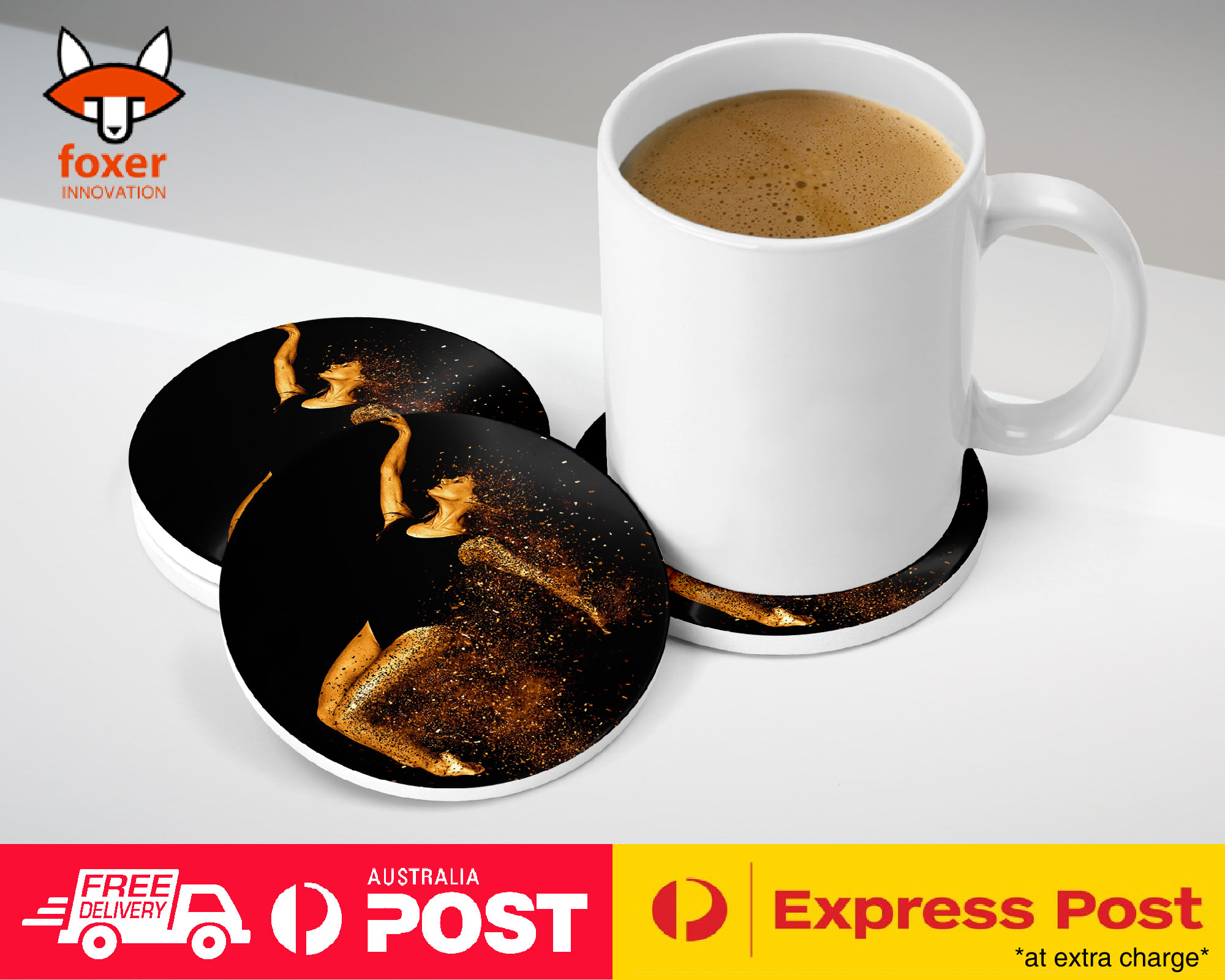 COASTER COFFEE DRINKING MAT|GYMNASTIC DANCER 3