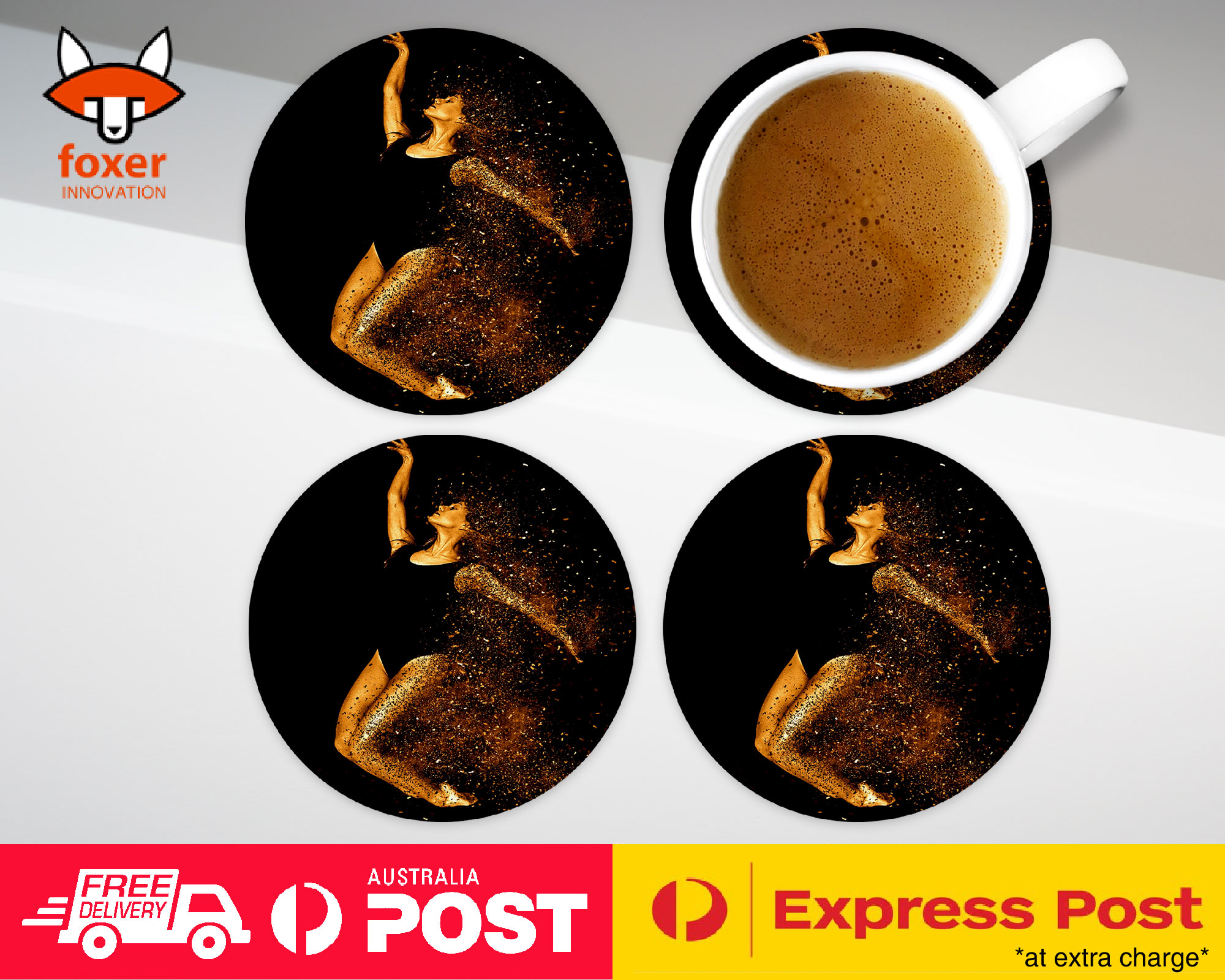 COASTER COFFEE DRINKING MAT|GYMNASTIC DANCER 3