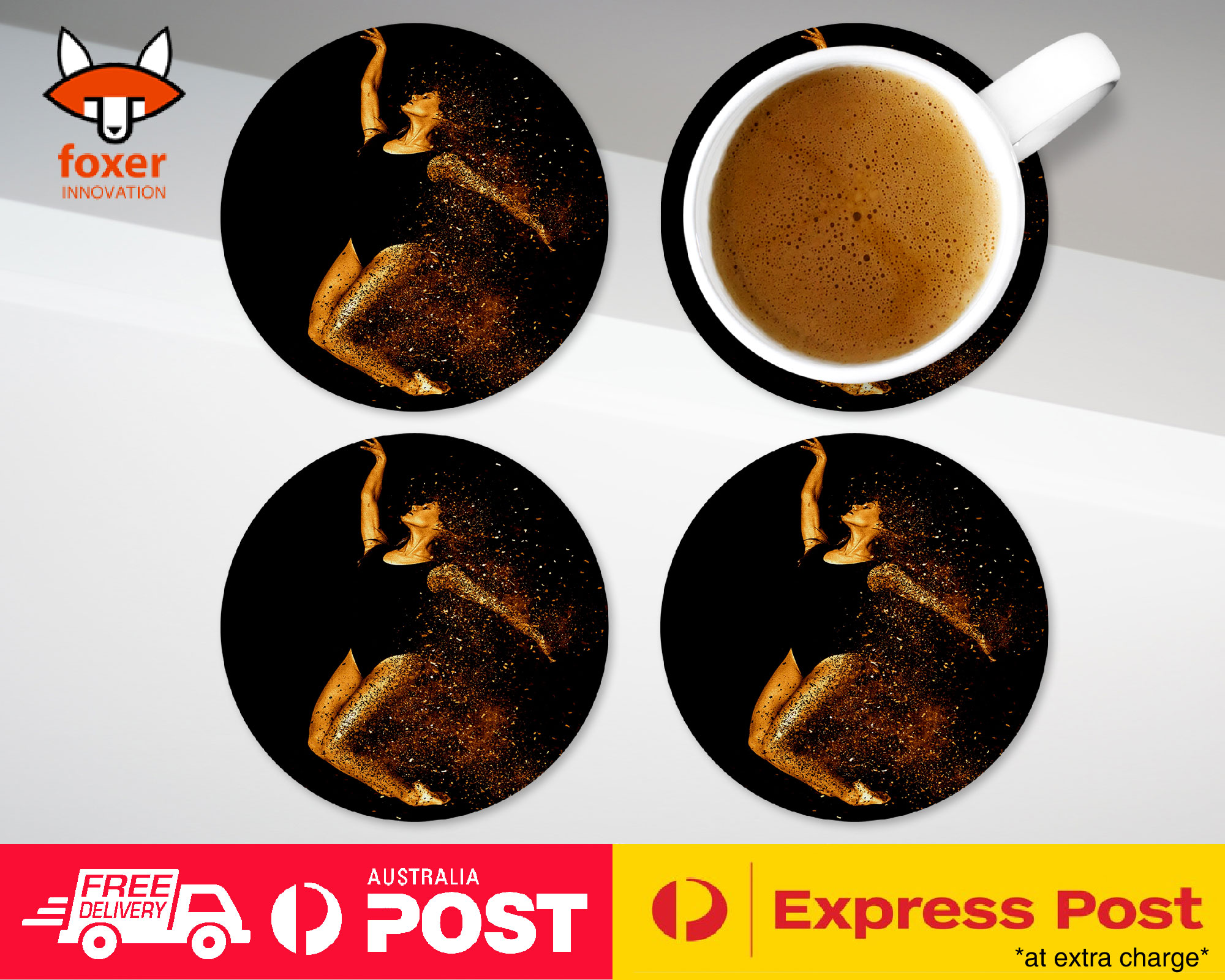 COASTER COFFEE DRINKING MAT|GYMNASTIC DANCER 3