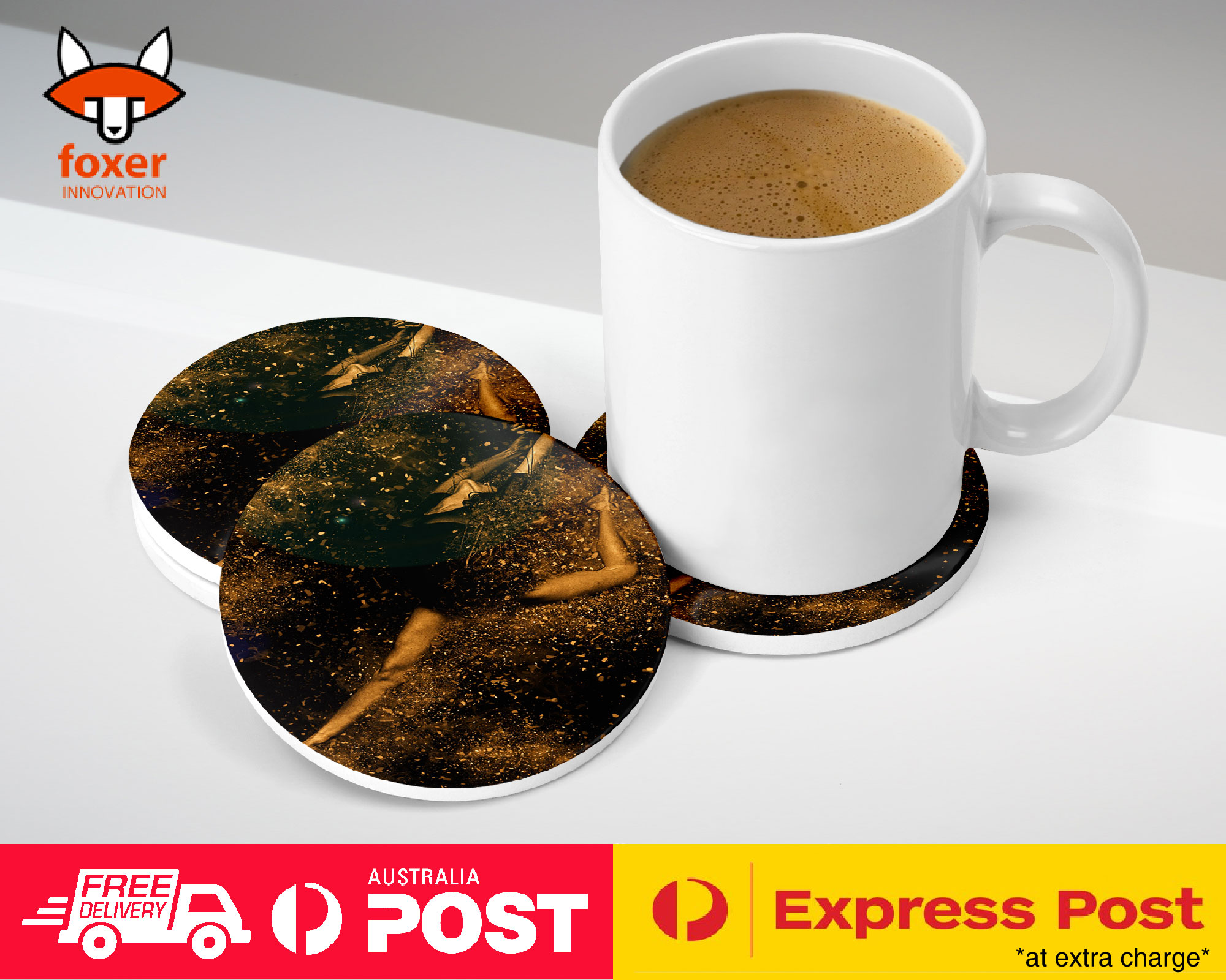 COASTER COFFEE DRINKING MAT|GYMNASTIC DANCER 4