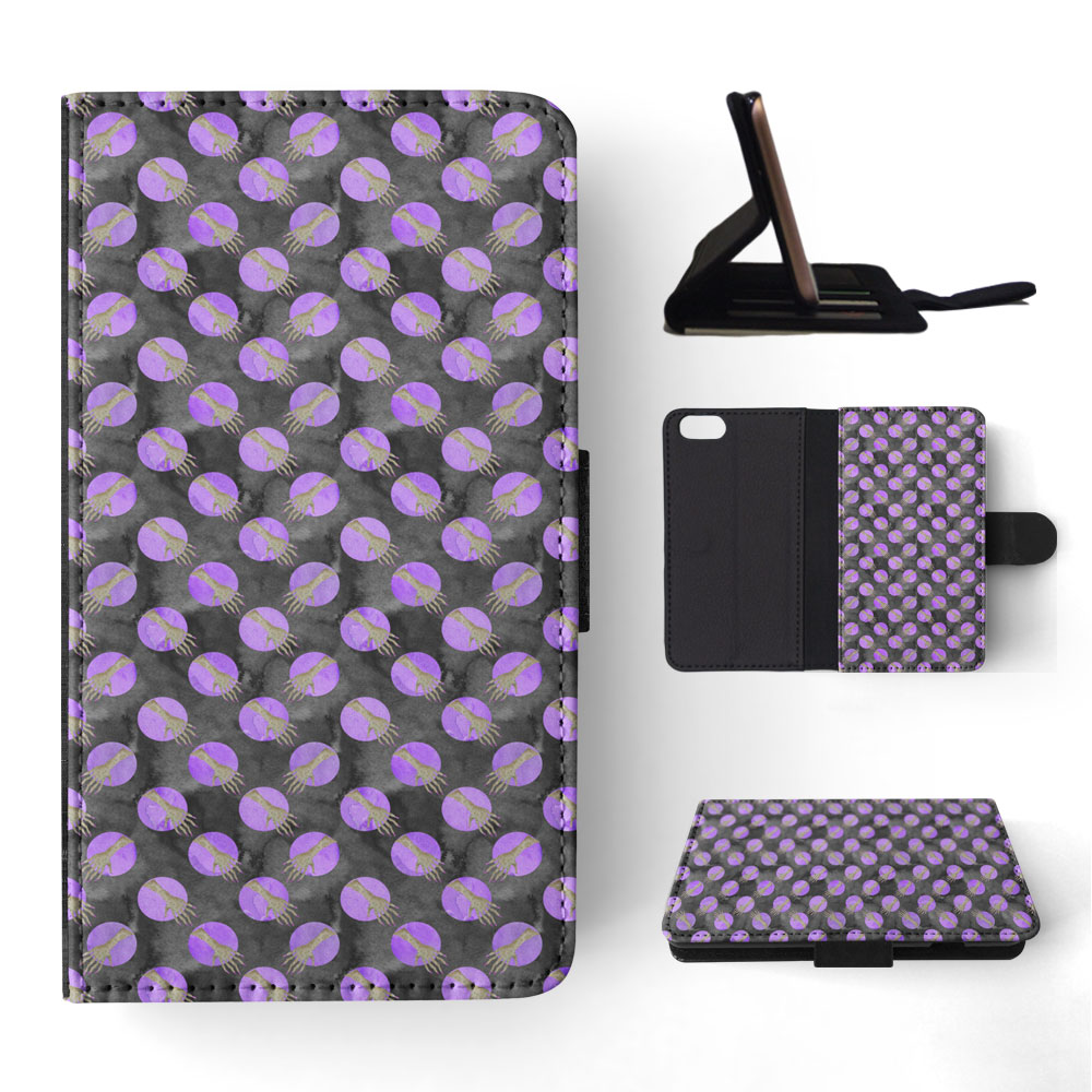 FLIP CASE FOR APPLE IPHONE|HALLOWEEN ZOMBIE ARMS PATTERN - Picture 169 of 193