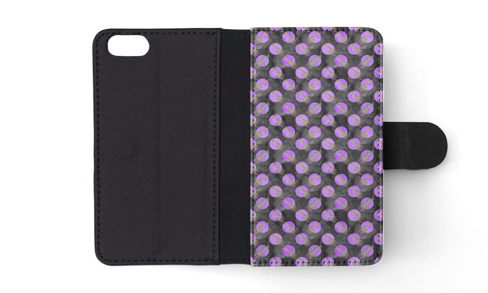 FLIP CASE FOR APPLE IPHONE|HALLOWEEN ZOMBIE ARMS PATTERN - Picture 172 of 193