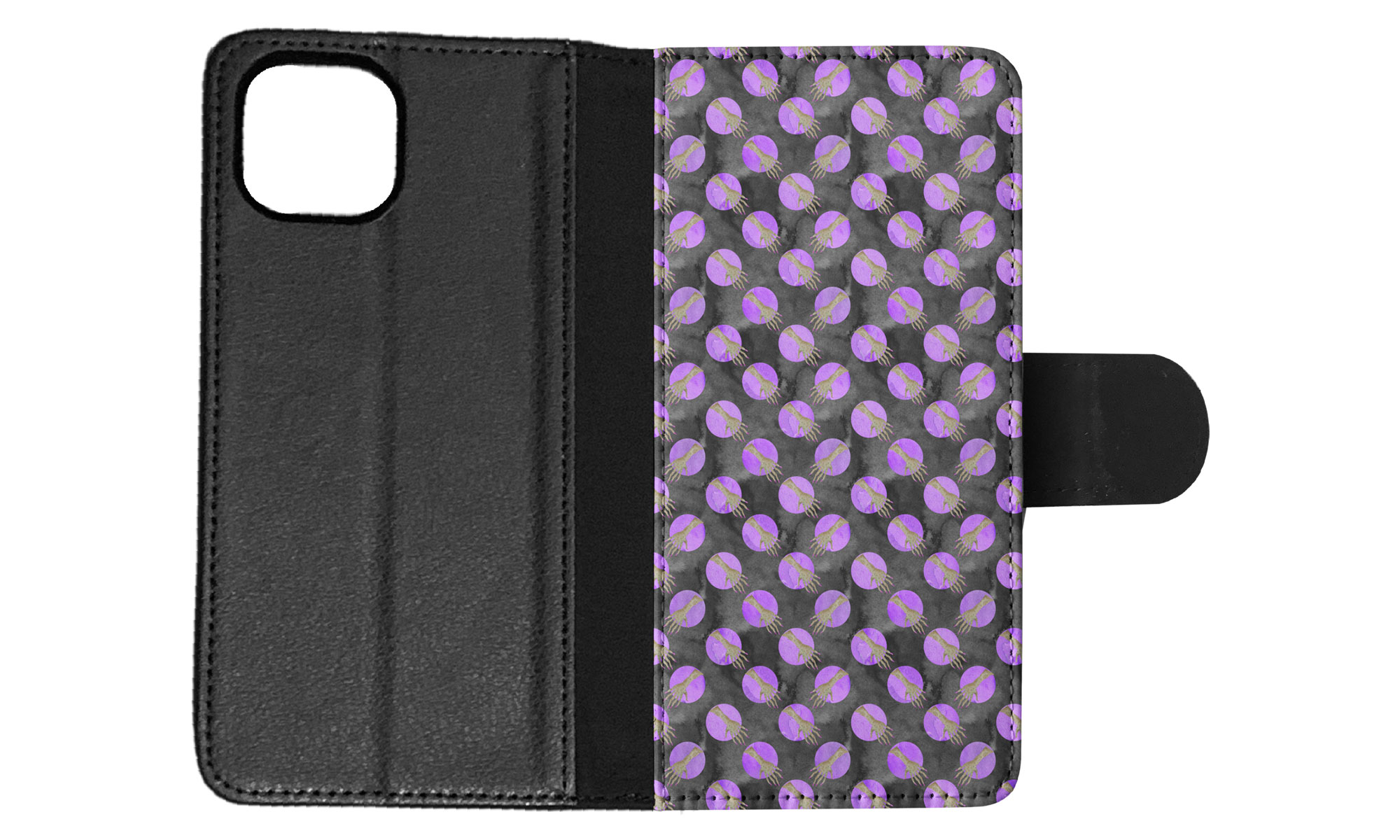 FLIP CASE FOR APPLE IPHONE|HALLOWEEN ZOMBIE ARMS PATTERN - Picture 59 of 193