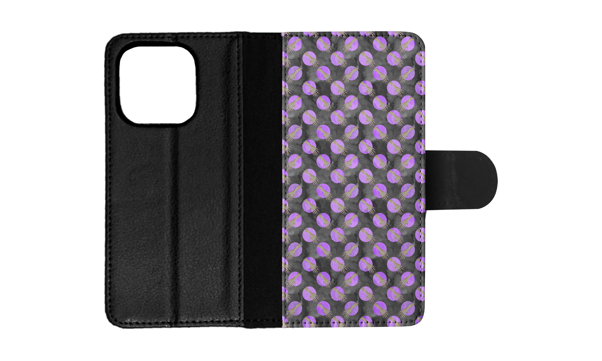 FLIP CASE FOR APPLE IPHONE|HALLOWEEN ZOMBIE ARMS PATTERN - Picture 54 of 193
