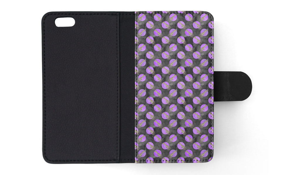FLIP CASE FOR APPLE IPHONE|HALLOWEEN ZOMBIE ARMS PATTERN - Picture 162 of 193