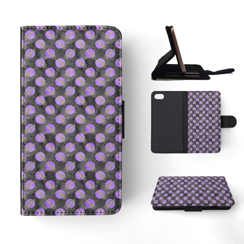 FLIP CASE FOR APPLE IPHONE|HALLOWEEN ZOMBIE ARMS PATTERN - Picture 134 of 193