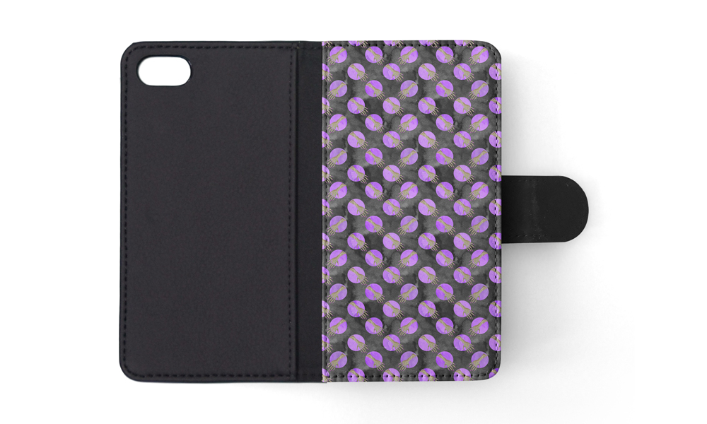 FLIP CASE FOR APPLE IPHONE|HALLOWEEN ZOMBIE ARMS PATTERN - Picture 137 of 193
