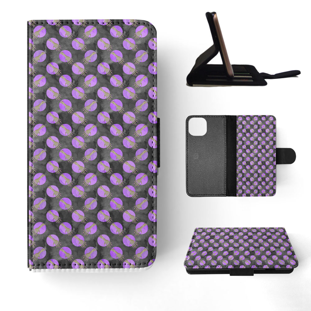 FLIP CASE FOR APPLE IPHONE|HALLOWEEN ZOMBIE ARMS PATTERN - Picture 41 of 193