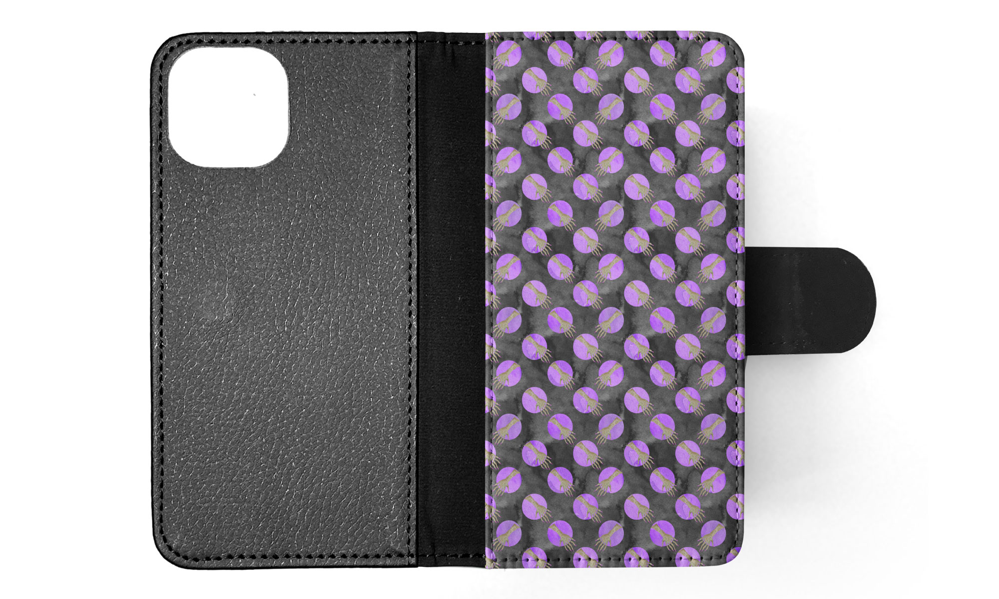 FLIP CASE FOR APPLE IPHONE|HALLOWEEN ZOMBIE ARMS PATTERN - Picture 44 of 193