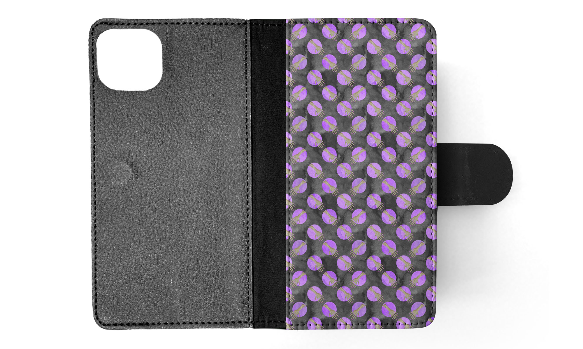 FLIP CASE FOR APPLE IPHONE|HALLOWEEN ZOMBIE ARMS PATTERN - Picture 39 of 193