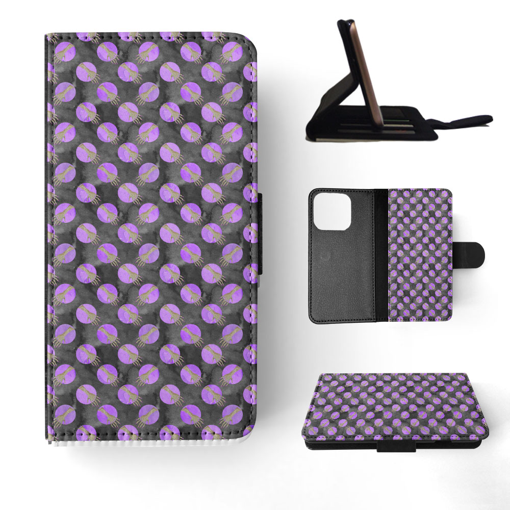 FLIP CASE FOR APPLE IPHONE|HALLOWEEN ZOMBIE ARMS PATTERN - Picture 31 of 193