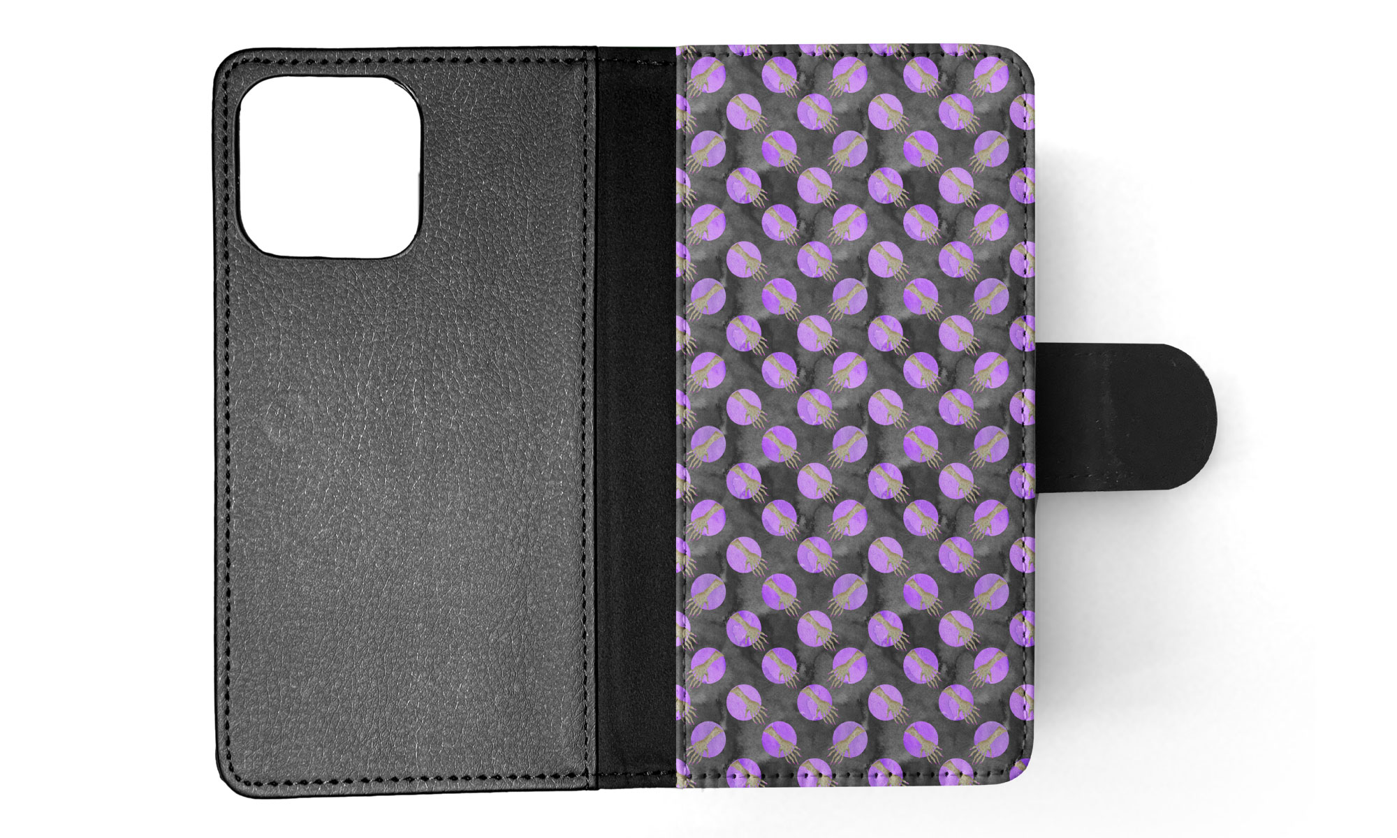 FLIP CASE FOR APPLE IPHONE|HALLOWEEN ZOMBIE ARMS PATTERN - Picture 29 of 193