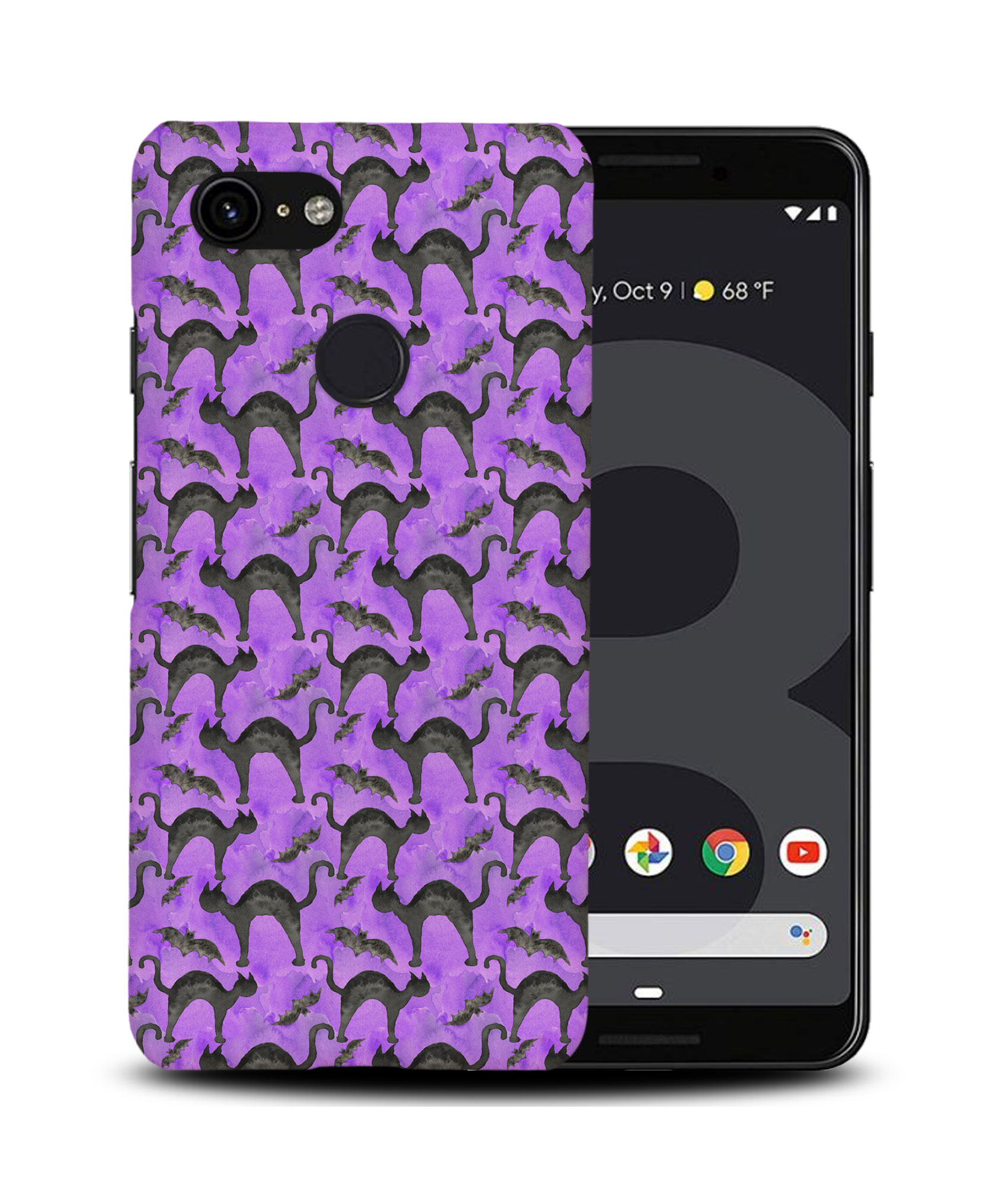CASE COVER FOR GOOGLE PIXEL|HALLOWEEN BLACK CAT PATTERN - 第 7/11 張圖片