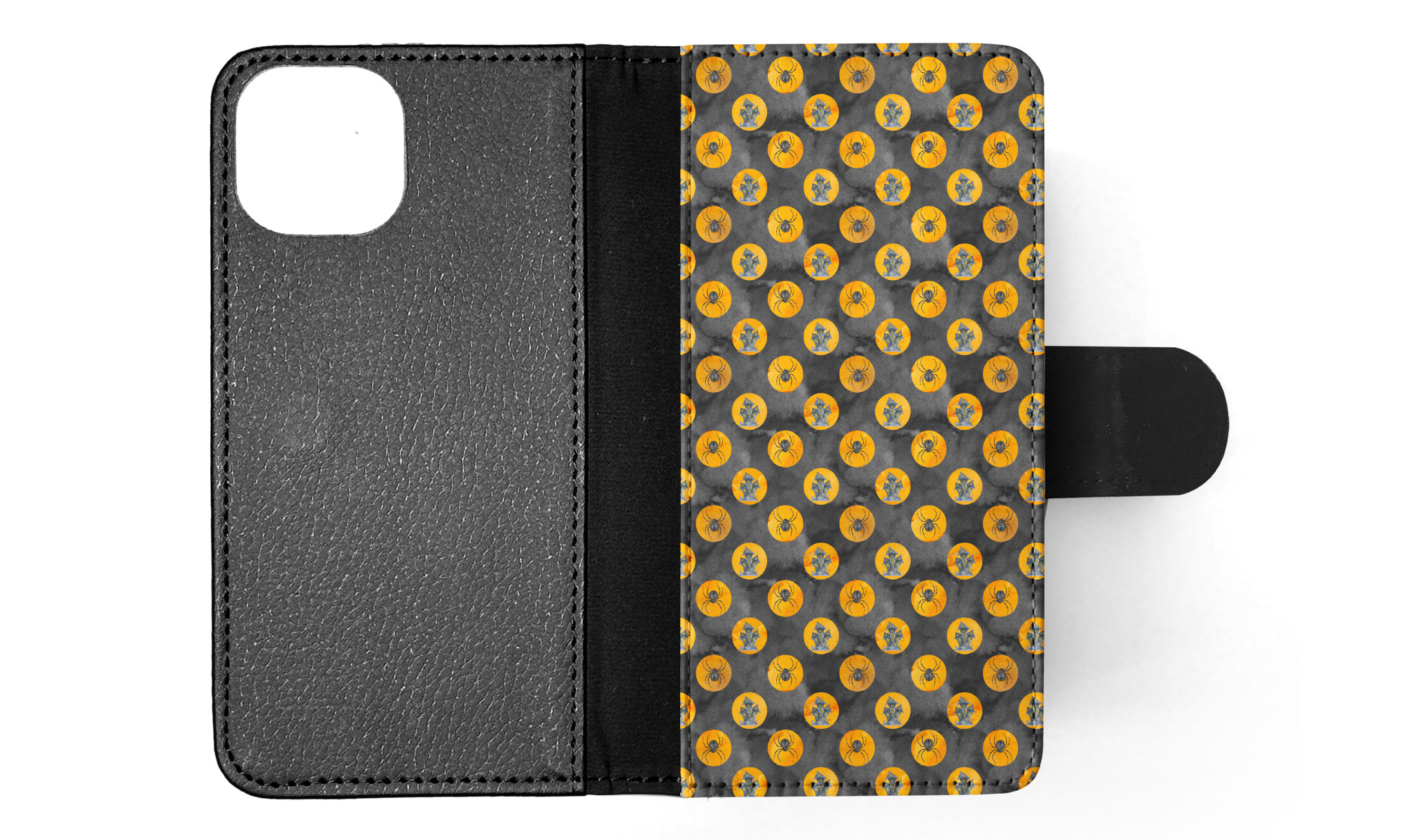 FLIP CASE FOR APPLE IPHONE|HALLOWEEN PATTERN 2 - Bild 44 von 193