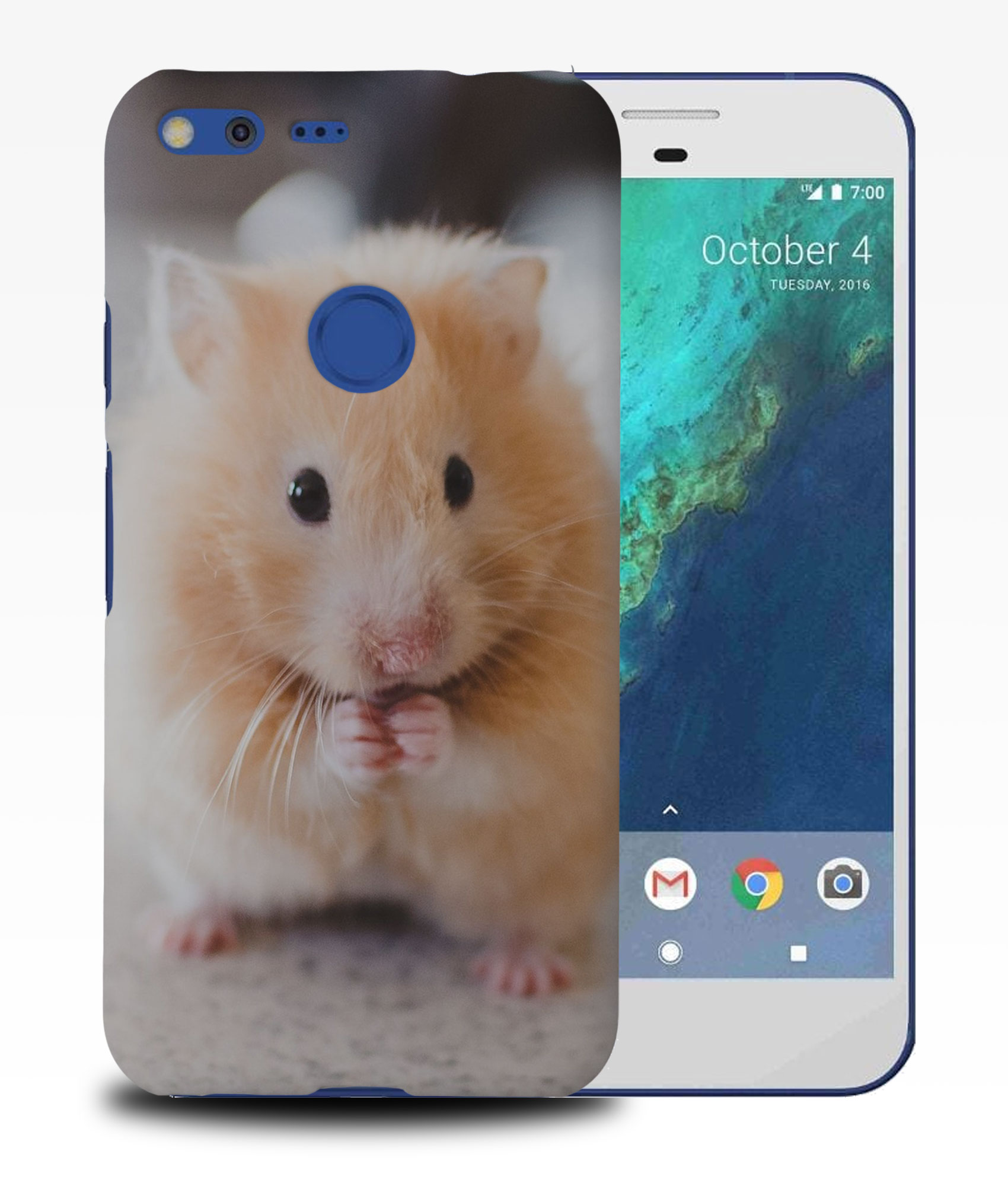 CASE COVER FOR GOOGLE PIXEL|CUTE HAMSTER 4 - Imagen 10 de 11