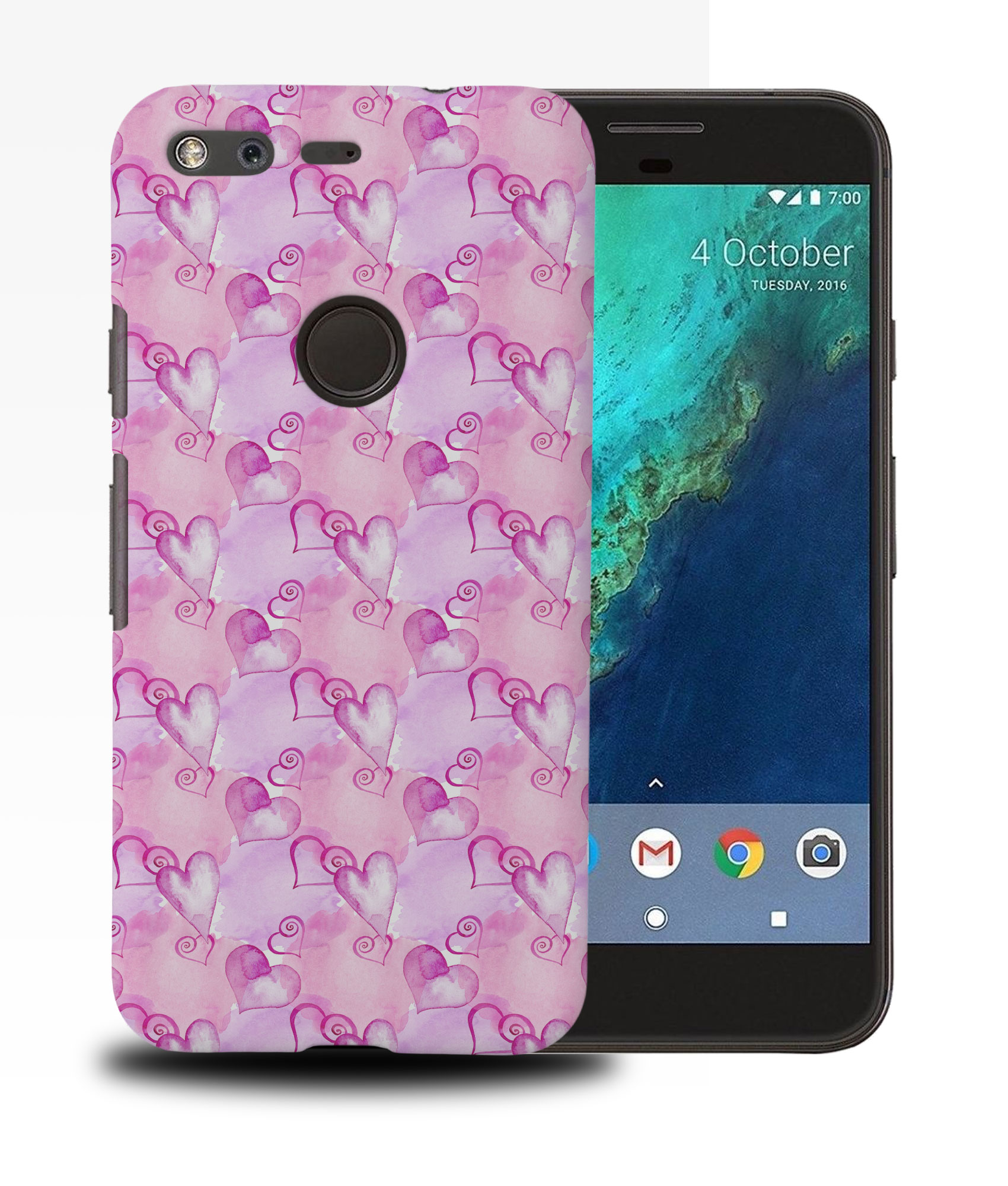 CASE COVER FOR GOOGLE PIXEL|LOVE HEART VALENTINE PATTERN 4 - Picture 11 of 11