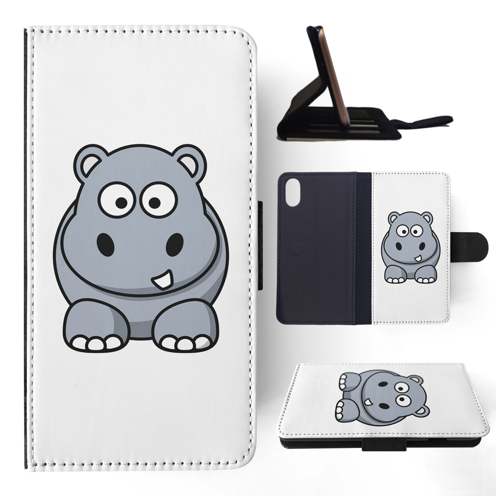 FLIP CASE FOR APPLE IPHONE|HIPPO HIPPOPOTAMUS 1 - Bild 114 von 193