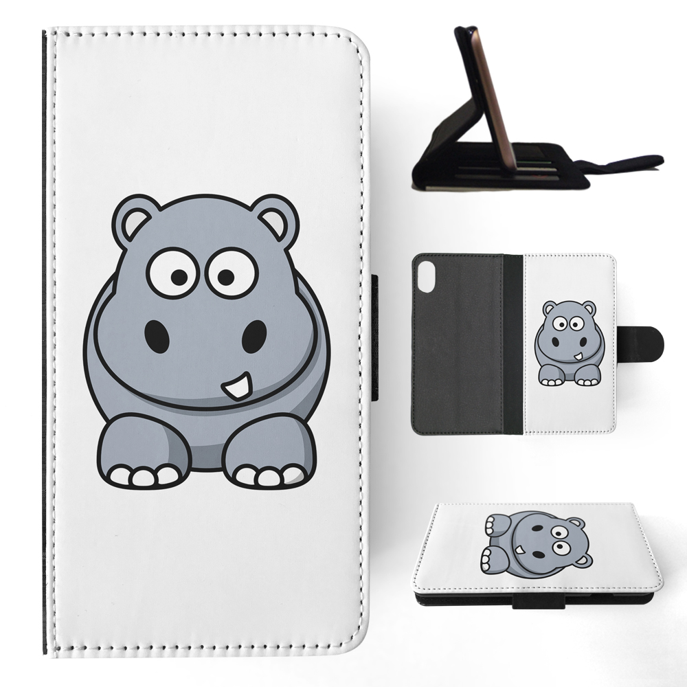 FLIP CASE FOR APPLE IPHONE|HIPPO HIPPOPOTAMUS 1 - Bild 109 von 193