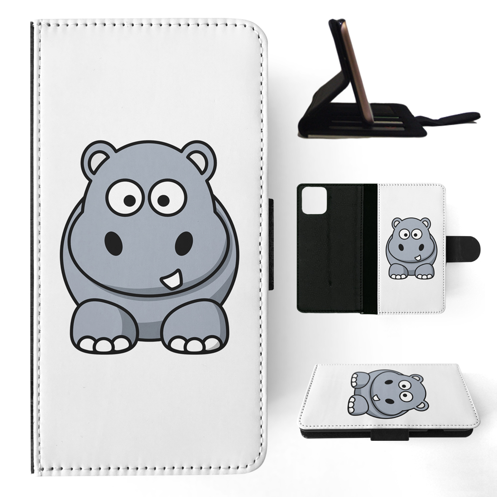 FLIP CASE FOR APPLE IPHONE|HIPPO HIPPOPOTAMUS 1 - Bild 99 von 193