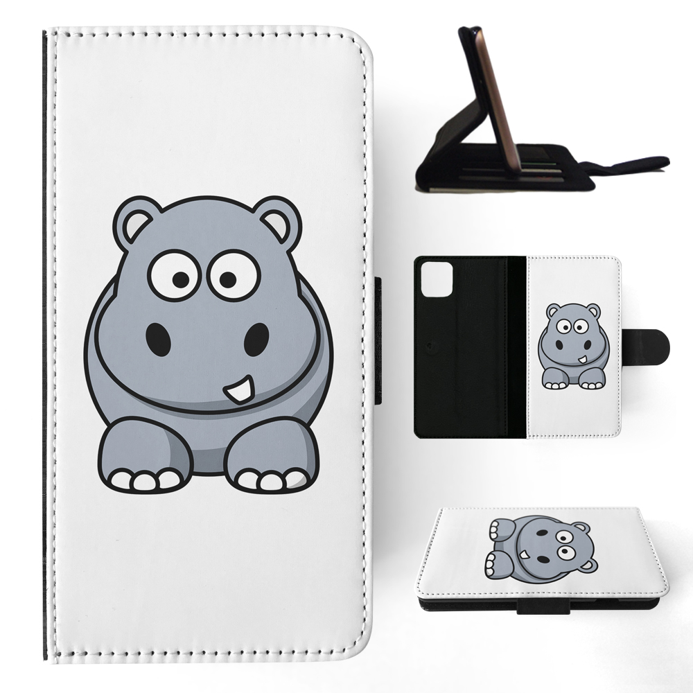 FLIP CASE FOR APPLE IPHONE|HIPPO HIPPOPOTAMUS 1 - Bild 94 von 193