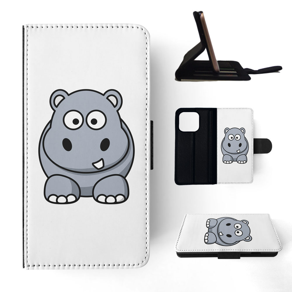 FLIP CASE FOR APPLE IPHONE|HIPPO HIPPOPOTAMUS 1 - Bild 71 von 193