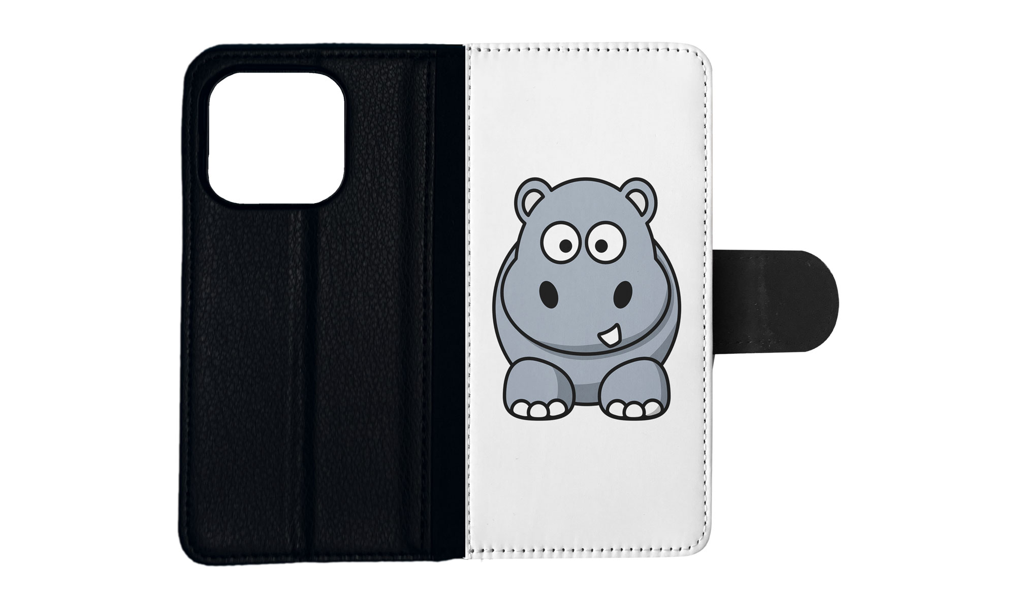 FLIP CASE FOR APPLE IPHONE|HIPPO HIPPOPOTAMUS 1 - Bild 74 von 193