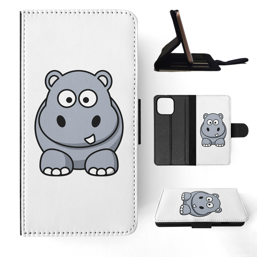 FLIP CASE FOR APPLE IPHONE|HIPPO HIPPOPOTAMUS 1 - Bild 66 von 193