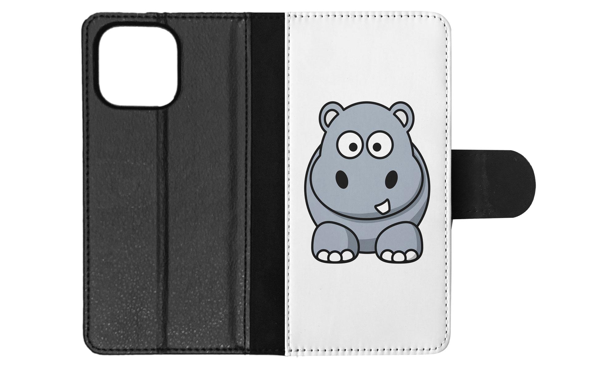 FLIP CASE FOR APPLE IPHONE|HIPPO HIPPOPOTAMUS 1 - Bild 69 von 193