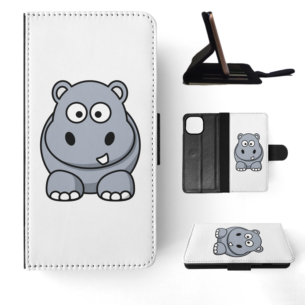 FLIP CASE FOR APPLE IPHONE|HIPPO HIPPOPOTAMUS 1 - Bild 61 von 193
