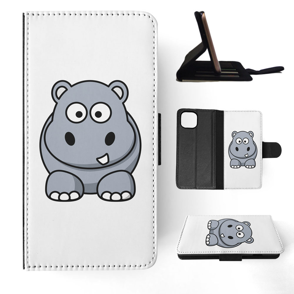 FLIP CASE FOR APPLE IPHONE|HIPPO HIPPOPOTAMUS 1 - Bild 56 von 193
