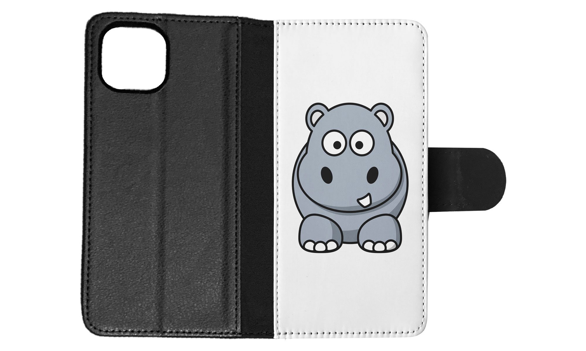 FLIP CASE FOR APPLE IPHONE|HIPPO HIPPOPOTAMUS 1 - Bild 59 von 193