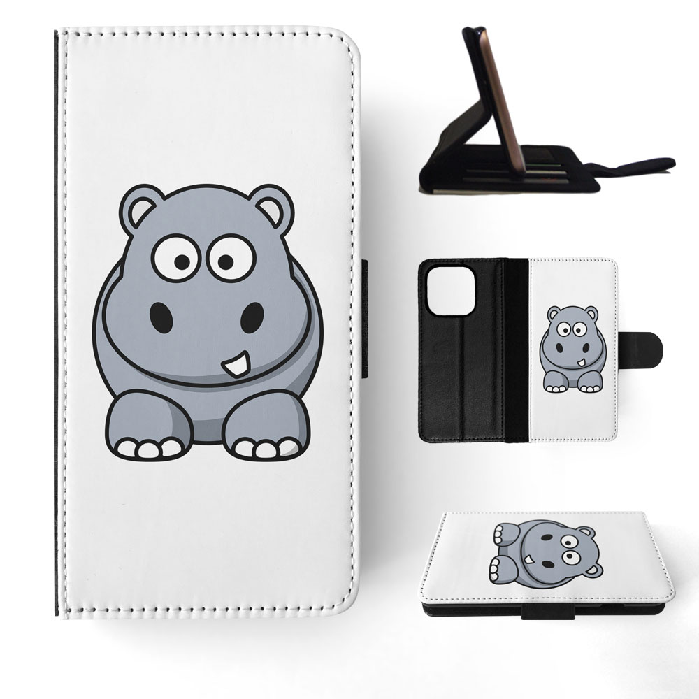 FLIP CASE FOR APPLE IPHONE|HIPPO HIPPOPOTAMUS 1 - Bild 51 von 193