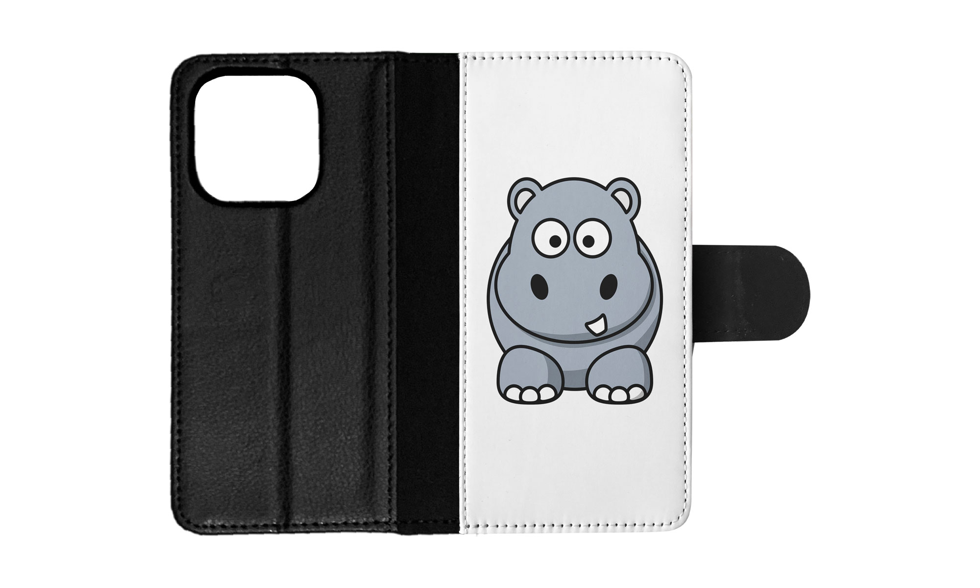 FLIP CASE FOR APPLE IPHONE|HIPPO HIPPOPOTAMUS 1 - Bild 54 von 193
